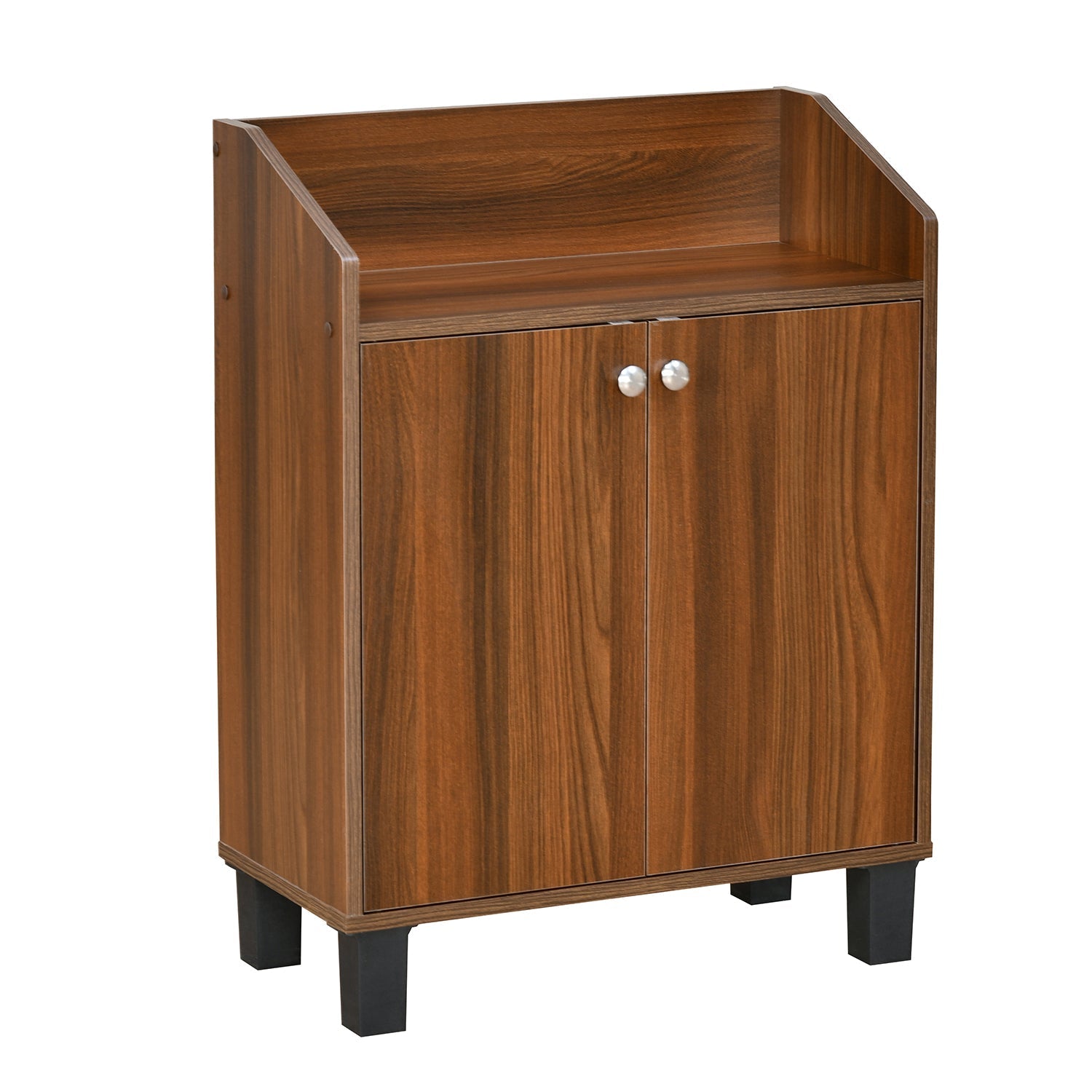 Nilkamal Aze Engineered Wood Shoe Cabinet (Classic Walnut)