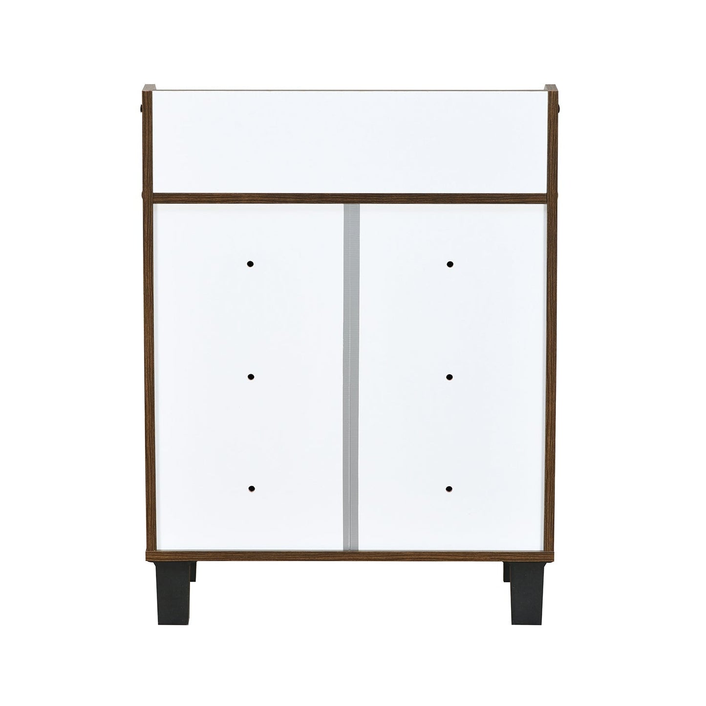 Nilkamal Aze Engineered Wood Shoe Cabinet (Classic Walnut)