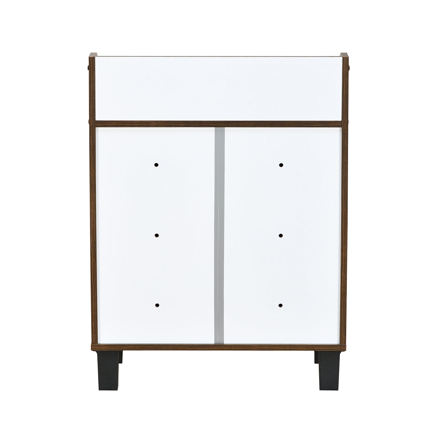 Nilkamal Aze Engineered Wood Shoe Cabinet (Classic Walnut)