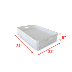 Rocío Luxury Floating Serving Tray For Swimming Pool - White( Rectangle )