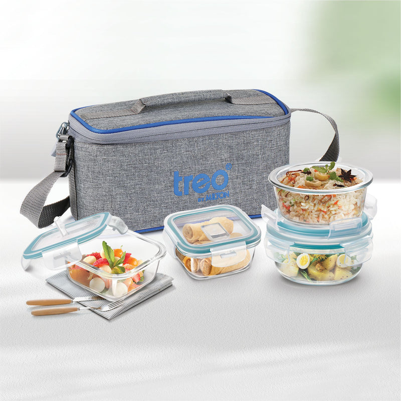 All Fresh Borosilicate Omni Tiffin (Treo by Milton)