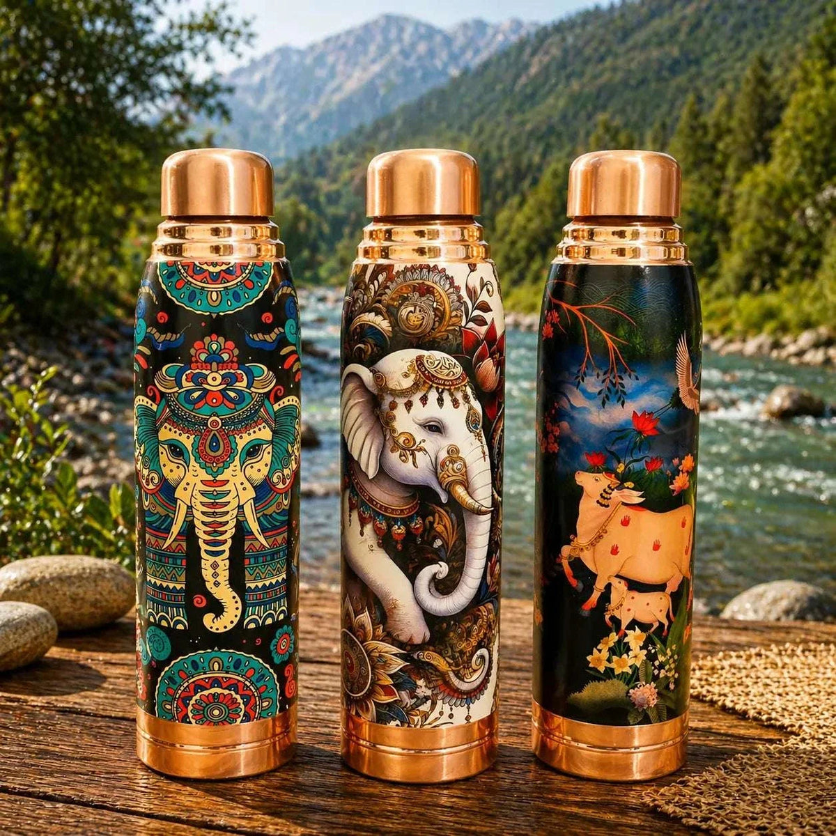 Copper Water Bottle (11.5 Inch)