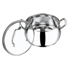 Vinod Stainless Steel Almaty Saucepot (Induction Friendly) - 6.9 L