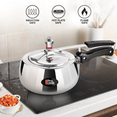 Inner Lid Curve Aluminium Induction Pressure Cooker (Milton Procook)