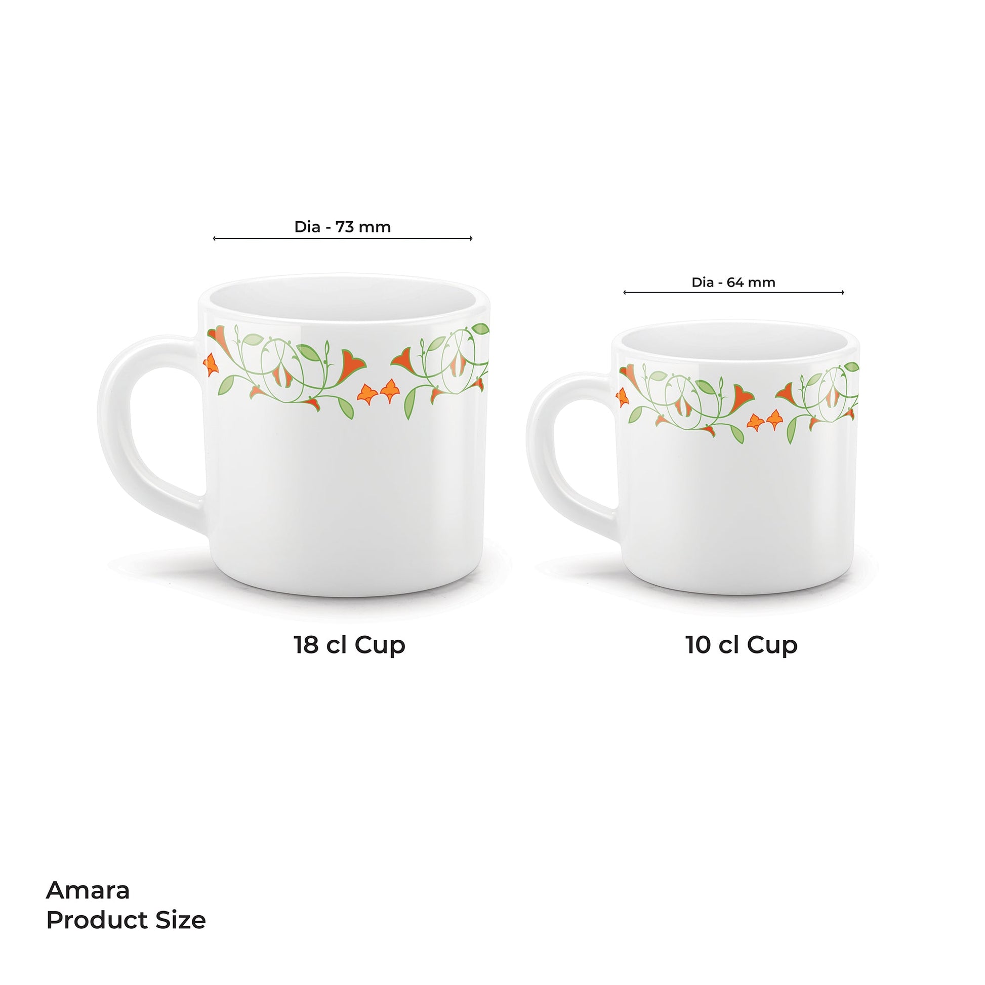AMARA Cup Set - MEENA (Treo by Milton)