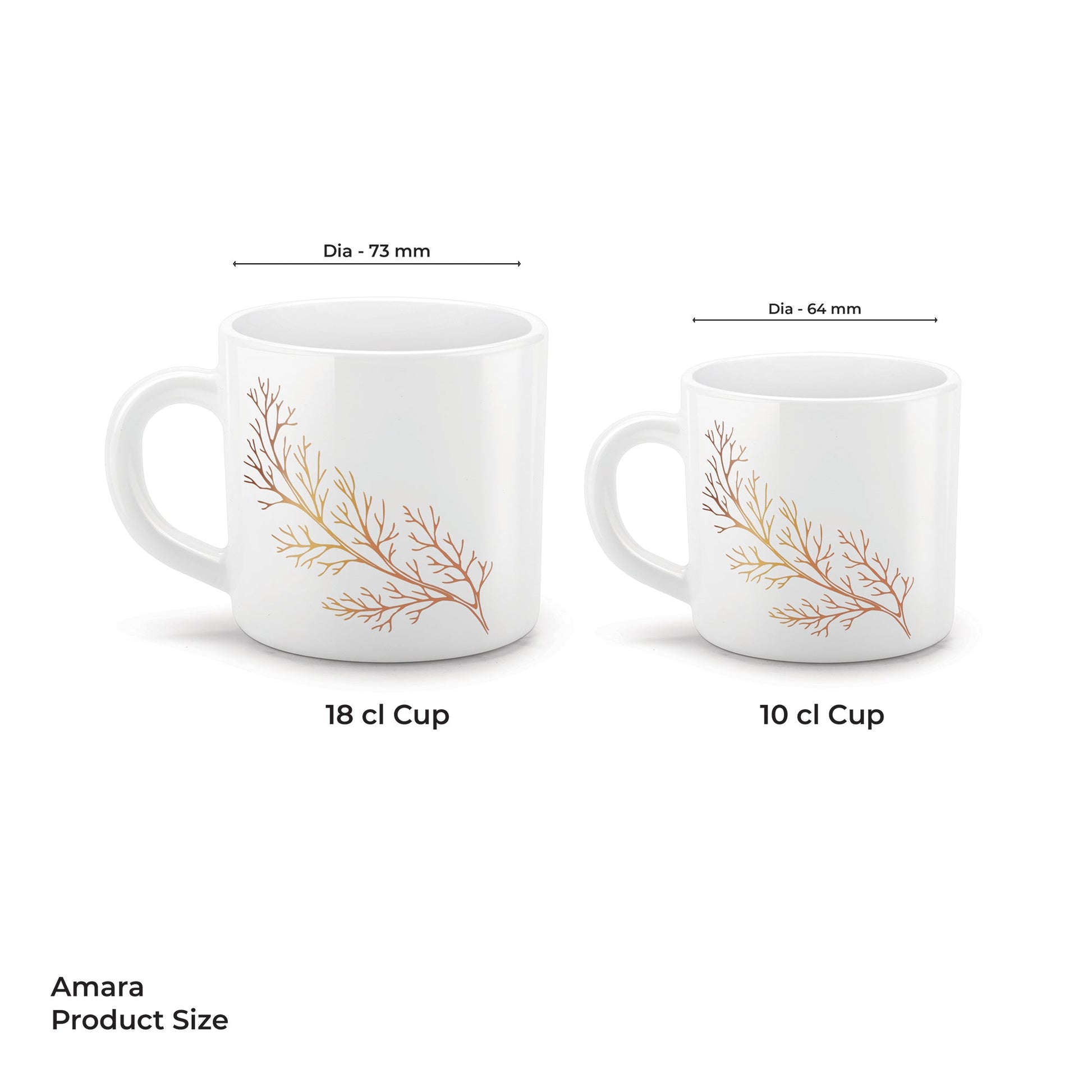 AMARA Cup Set - SILVIA (Treo by Milton)
