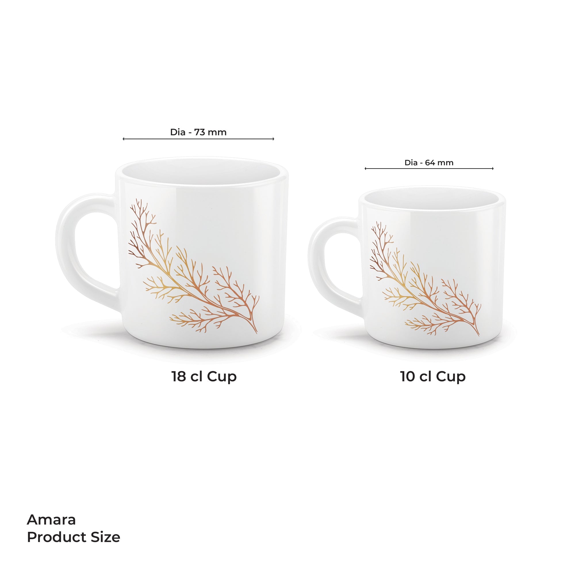 AMARA Cup Set - SILVIA (Treo by Milton)