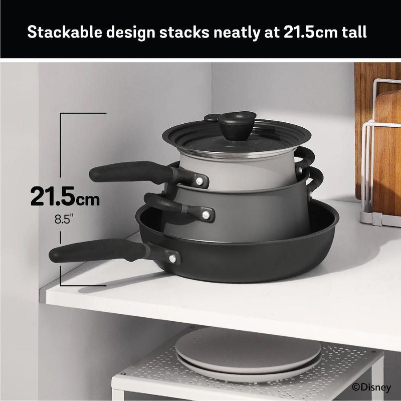 Meyer Disney100 Limited Edition 4 Piece Essential Set ( Nonstick Saucepan + Stockpot + Frypan and Universal Lid )
