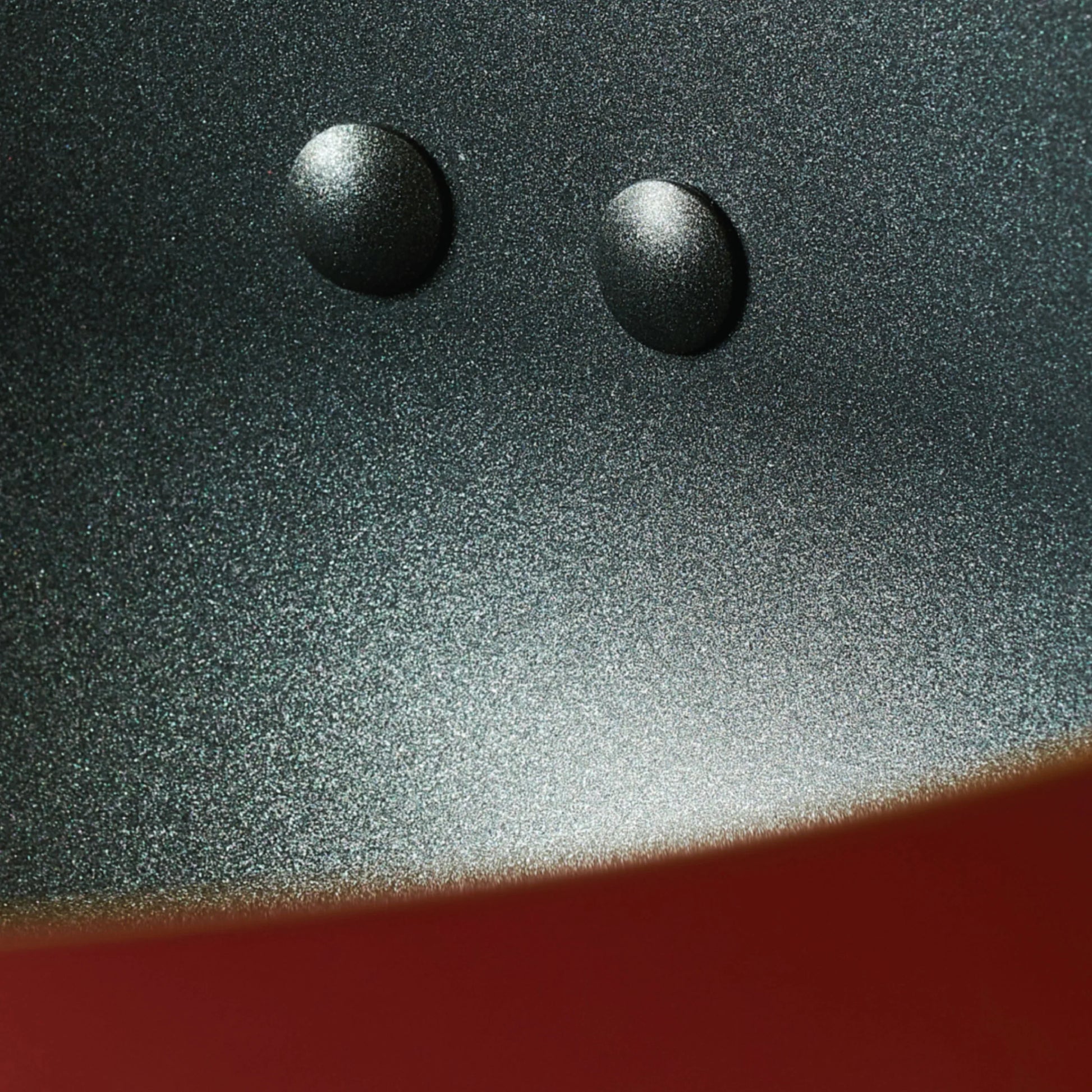 Meyer Bauhaus 2 pcs set (Aluminium Non Stick Saucier, 24Cm/3.3L + Nonstick Casserole , 5.2 Litre, 24Cm ), With Interchangeable Lid, Red