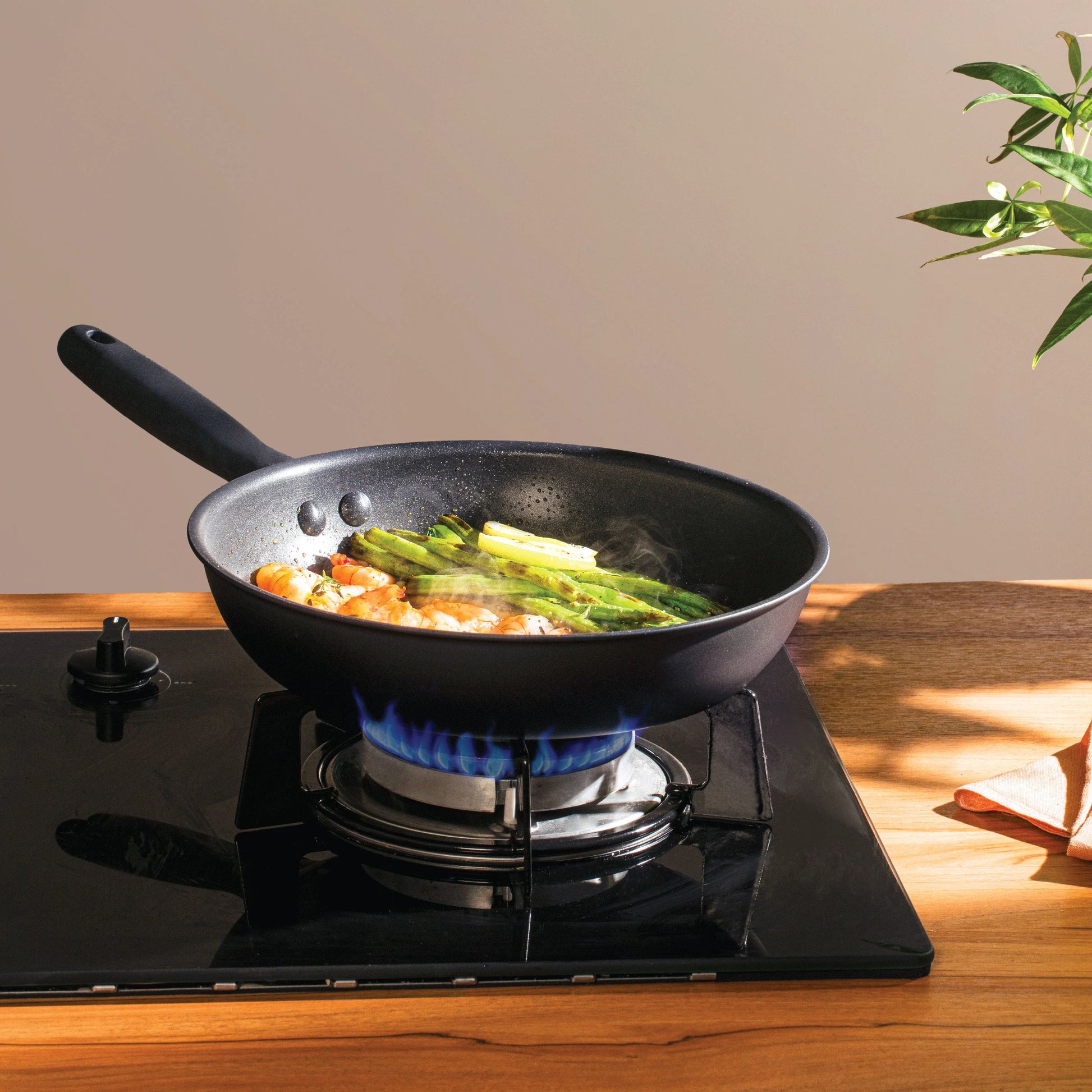 Meyer Midnight hard anodised nonstick Frypan, 26 cm