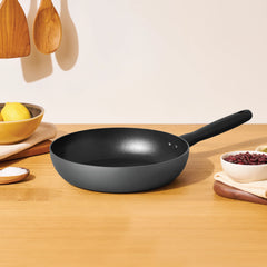 Meyer Bauhaus Nonstick Open Frypan, 26 cm, Dark Grey