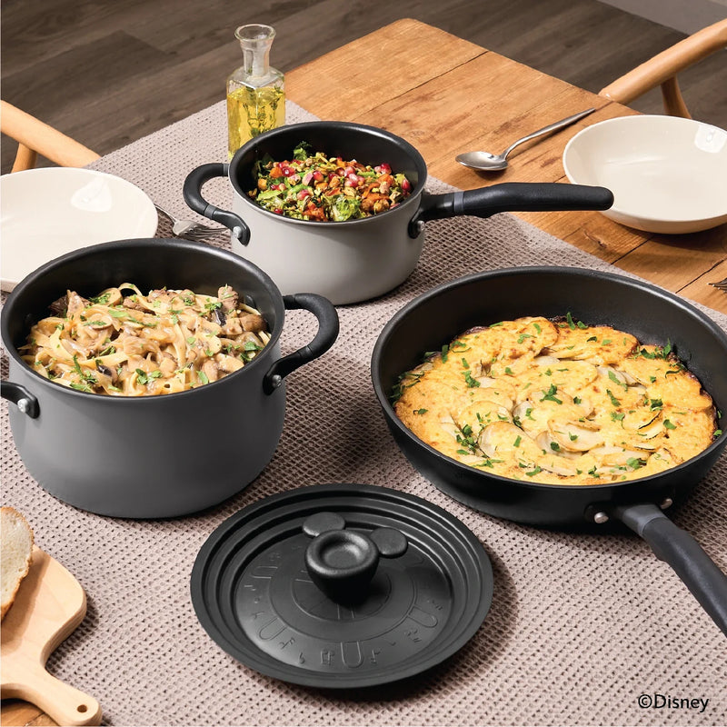 Meyer Disney100 Limited Edition 4 Piece Essential Set ( Nonstick Saucepan + Stockpot + Frypan and Universal Lid )