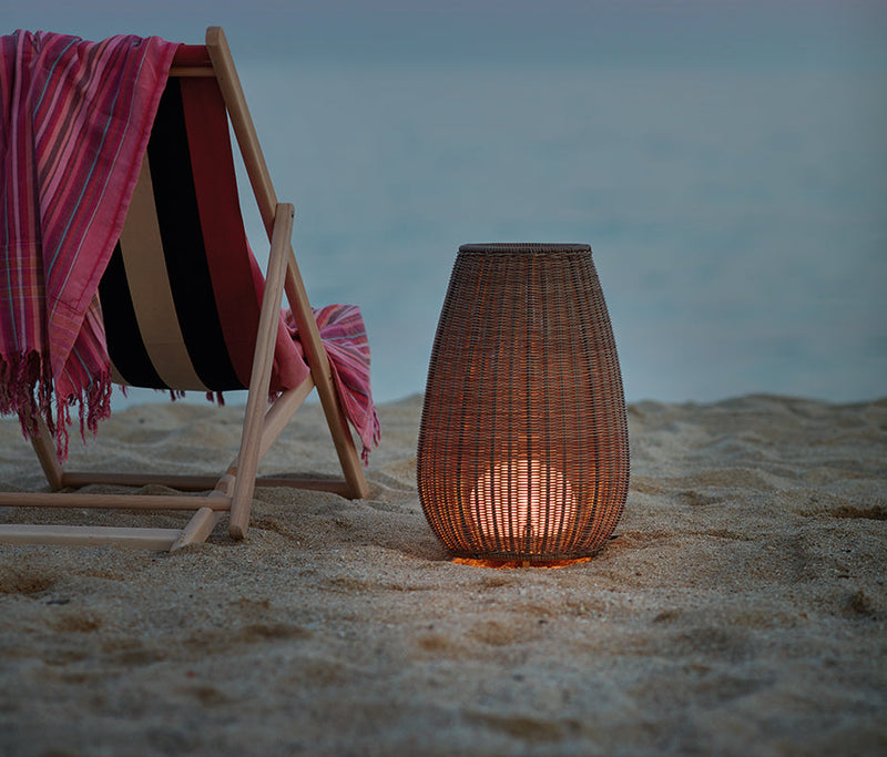 Fabel Outdoor Wicker Floor Lamp
