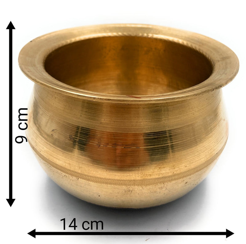 Bhunes Brass Bowl, Bowls, Pittal Ka Katora,Gold, 3.5 Inch, 1 Piece