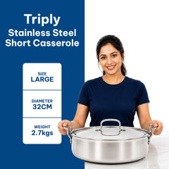 Triply Short Casserole