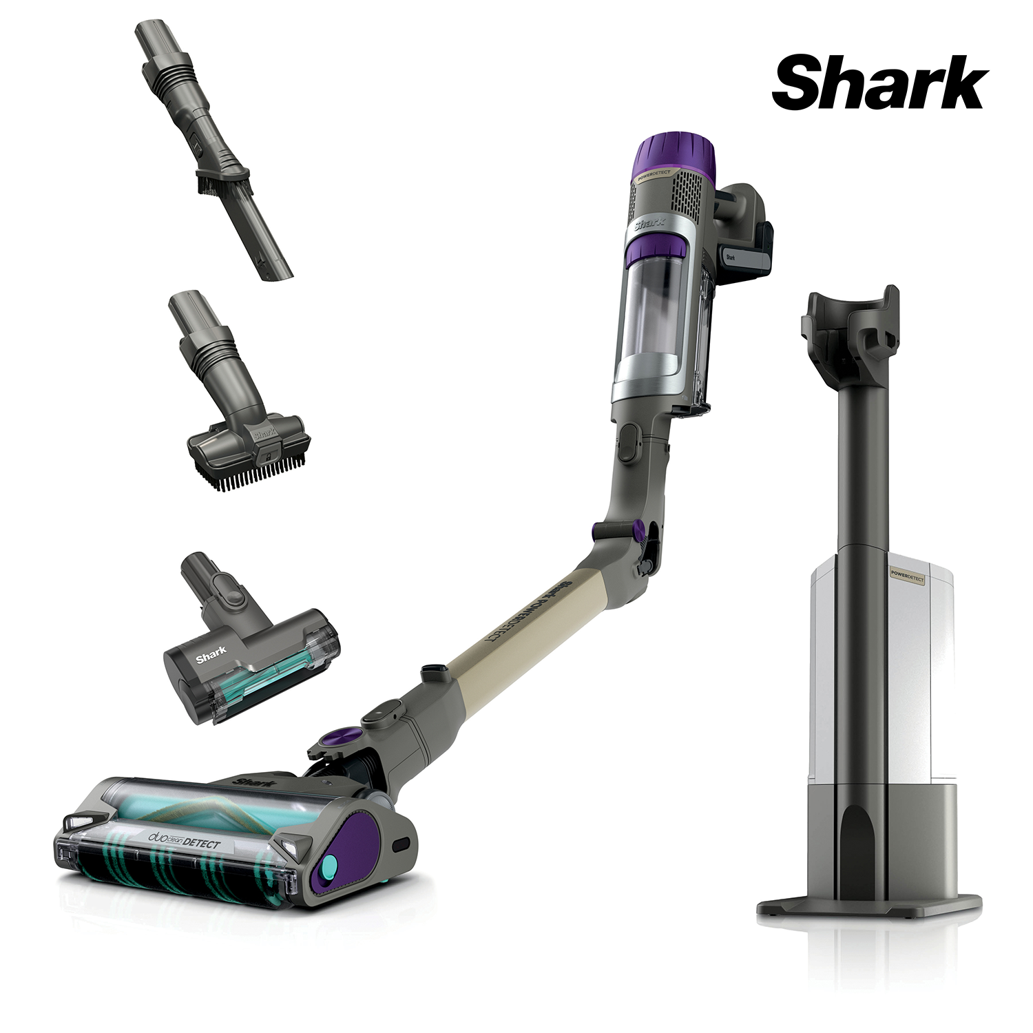 Shark PowerDetect Clean & Empty Cordless Stick Vacuum (IP3251INT) | Auto-Charging and Auto Empty Dock