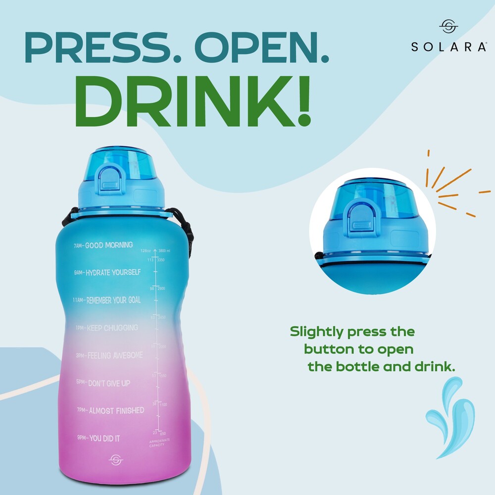 Motivational Water Bottle 3.8 L