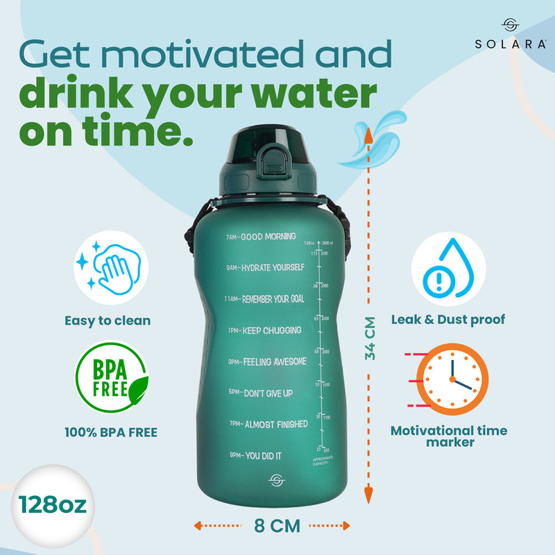 Motivational Water Bottle 3.8 L