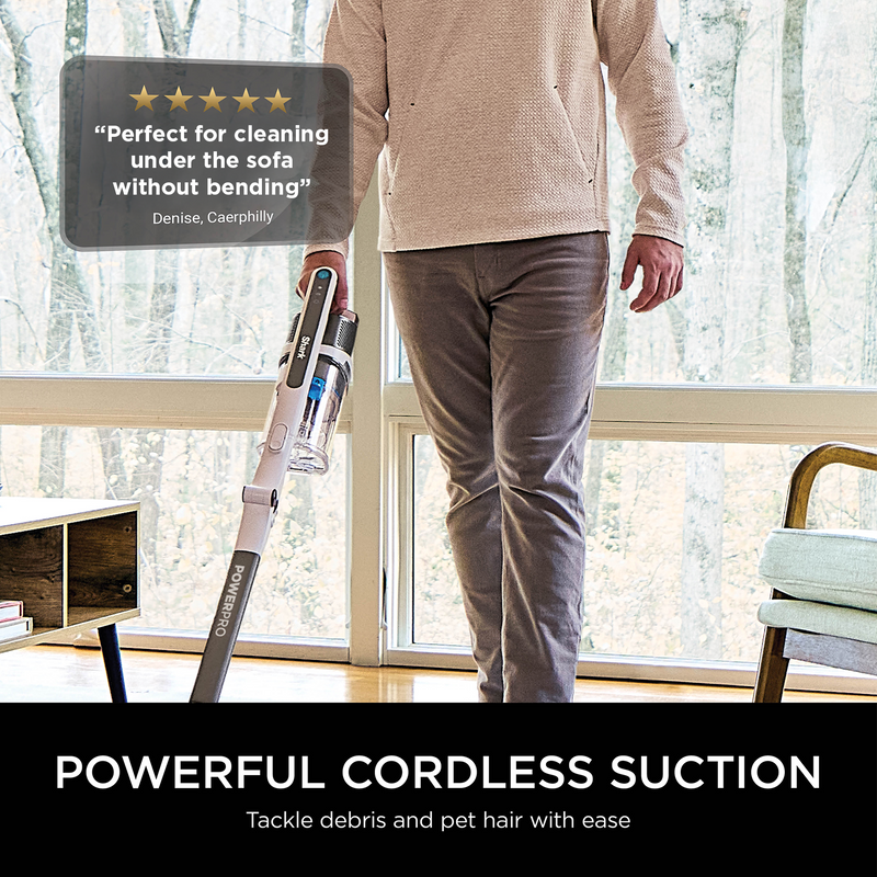 Shark PowerPro Pet Cordless Stick Vacuum (IZ380INT) | 180° Flex Wand & Handheld