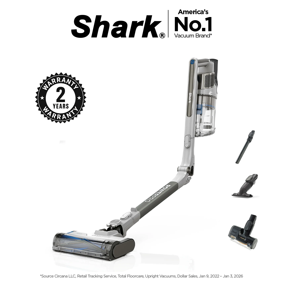 Shark PowerPro Pet Cordless Stick Vacuum (IZ380INT) | 180° Flex Wand & Handheld