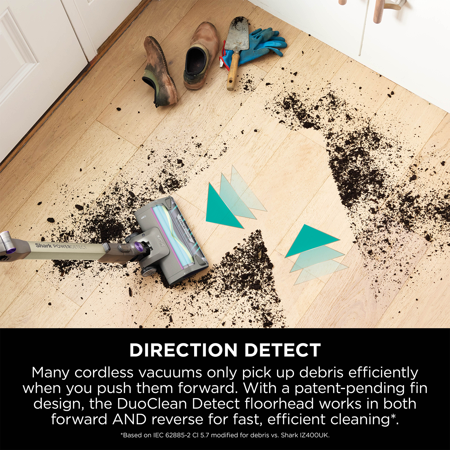 Shark PowerDetect Clean & Empty Cordless Stick Vacuum (IP3251INT) | Auto-Charging and Auto Empty Dock