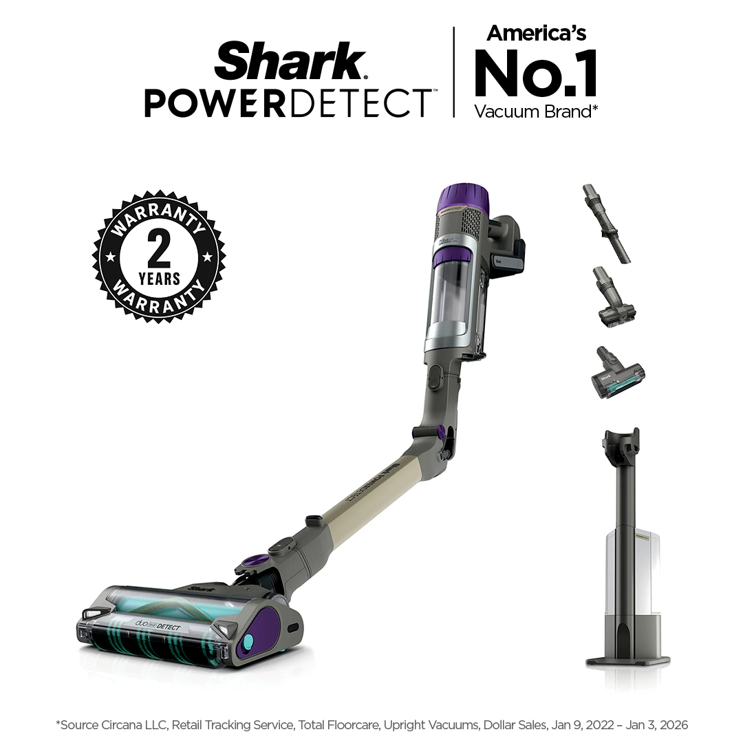Shark PowerDetect Clean & Empty Cordless Stick Vacuum (IP3251INT) | Auto-Charging and Auto Empty Dock