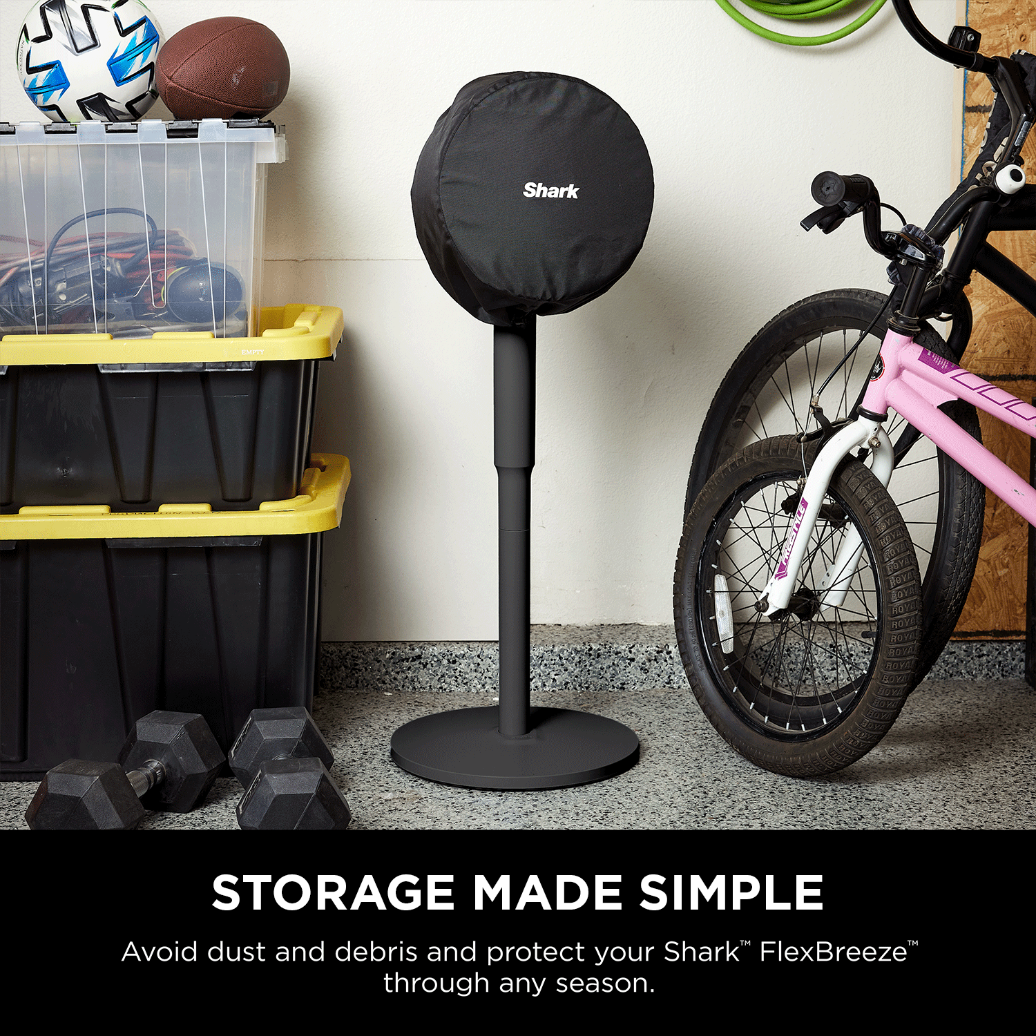 Shark FlexBreeze Cordless Table & Pedestal Fan (FA200IN) | 24 Hrs Battery