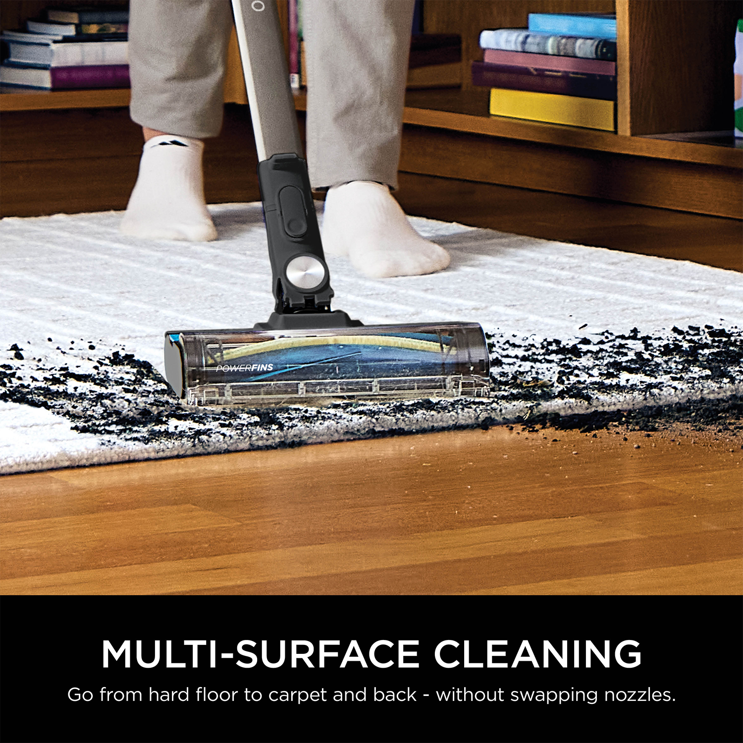 Shark PowerPro Pet Cordless Stick Vacuum (IZ380INT) | 180° Flex Wand & Handheld
