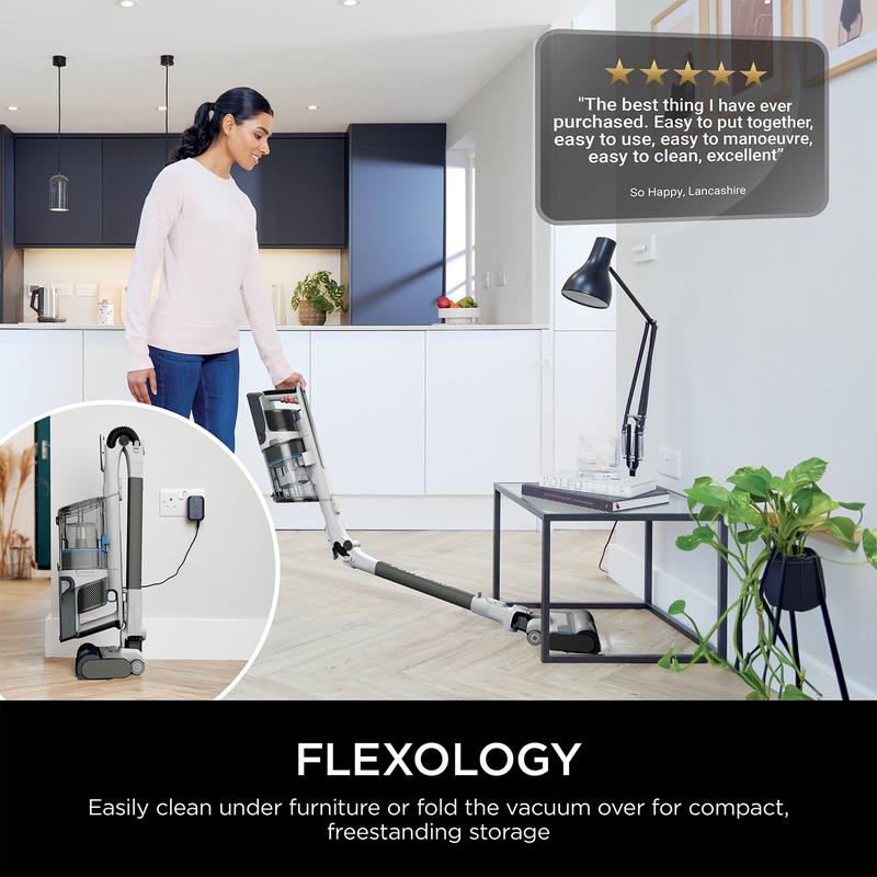 Shark PowerPro Pet Cordless Stick Vacuum (IZ380INT) | 180° Flex Wand & Handheld