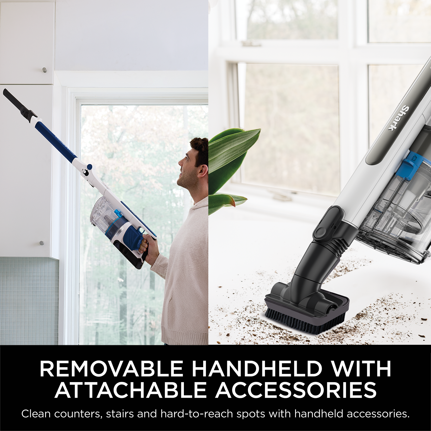 Shark PowerPro Pet Cordless Stick Vacuum (IZ380INT) | 180° Flex Wand & Handheld