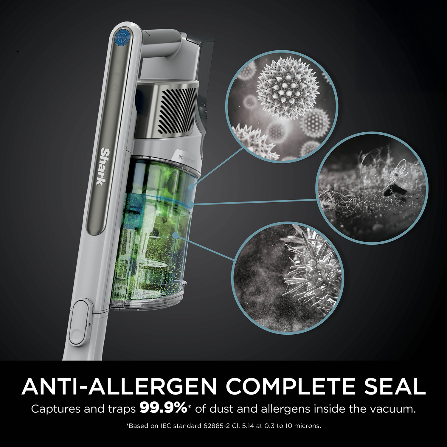 Shark PowerPro Pet Cordless Stick Vacuum (IZ380INT) | 180° Flex Wand & Handheld