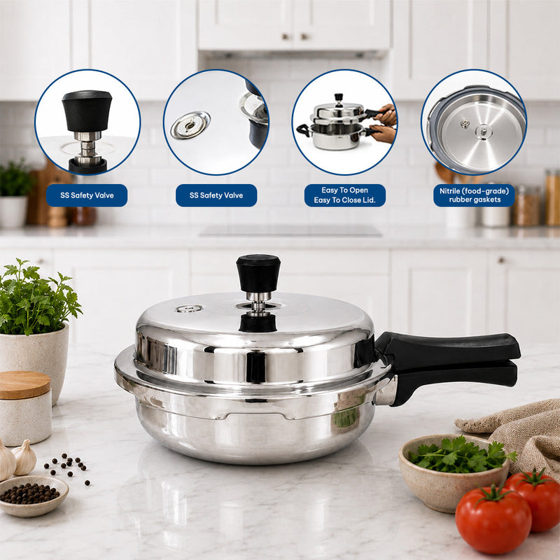 DumMatic Triply Pressure Pan