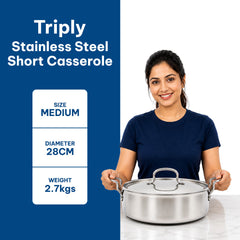 Triply Short Casserole