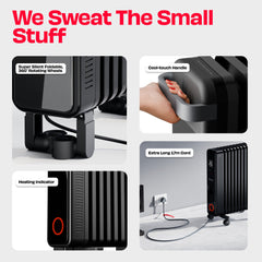 HÖT BLOX | Smart Oil Filled Radiator Heater with RapidHeat™ Tech