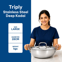 SOLARA Triply Deep Kadai
