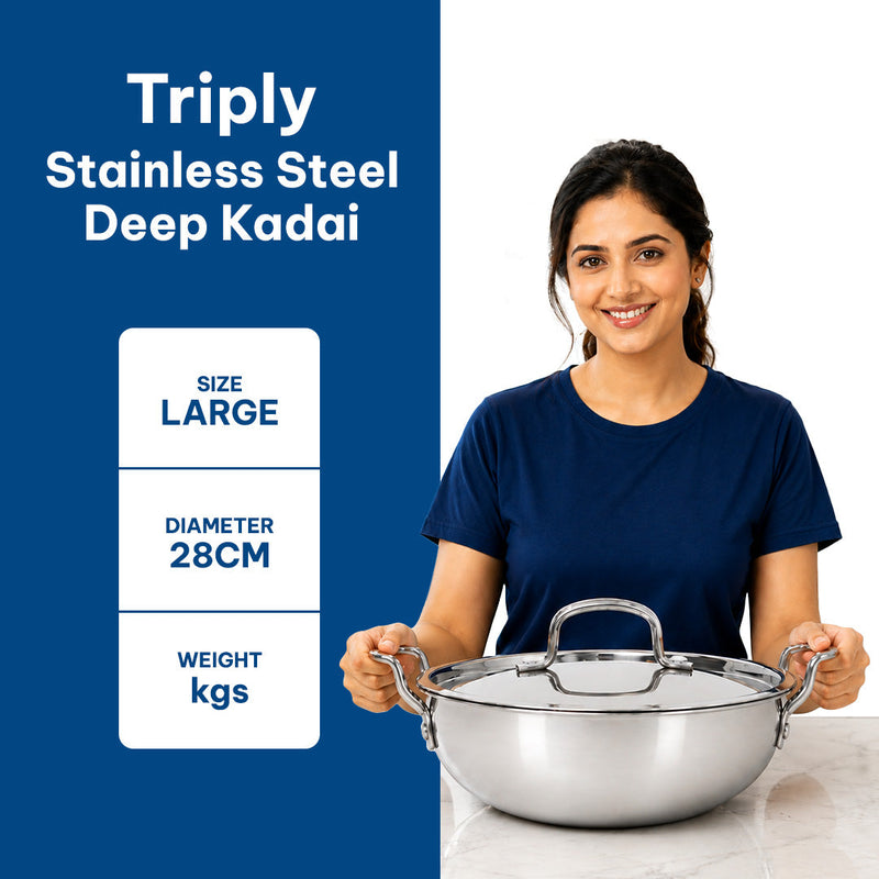 SOLARA Triply Deep Kadai