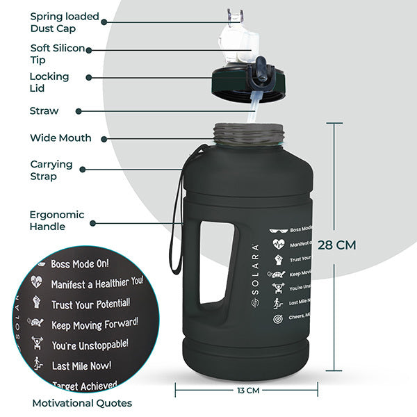 Motivational Water Bottle 3.8 L