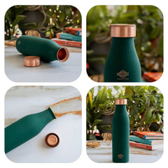Pure Copper Bottle with Silk Finish - 900 ML