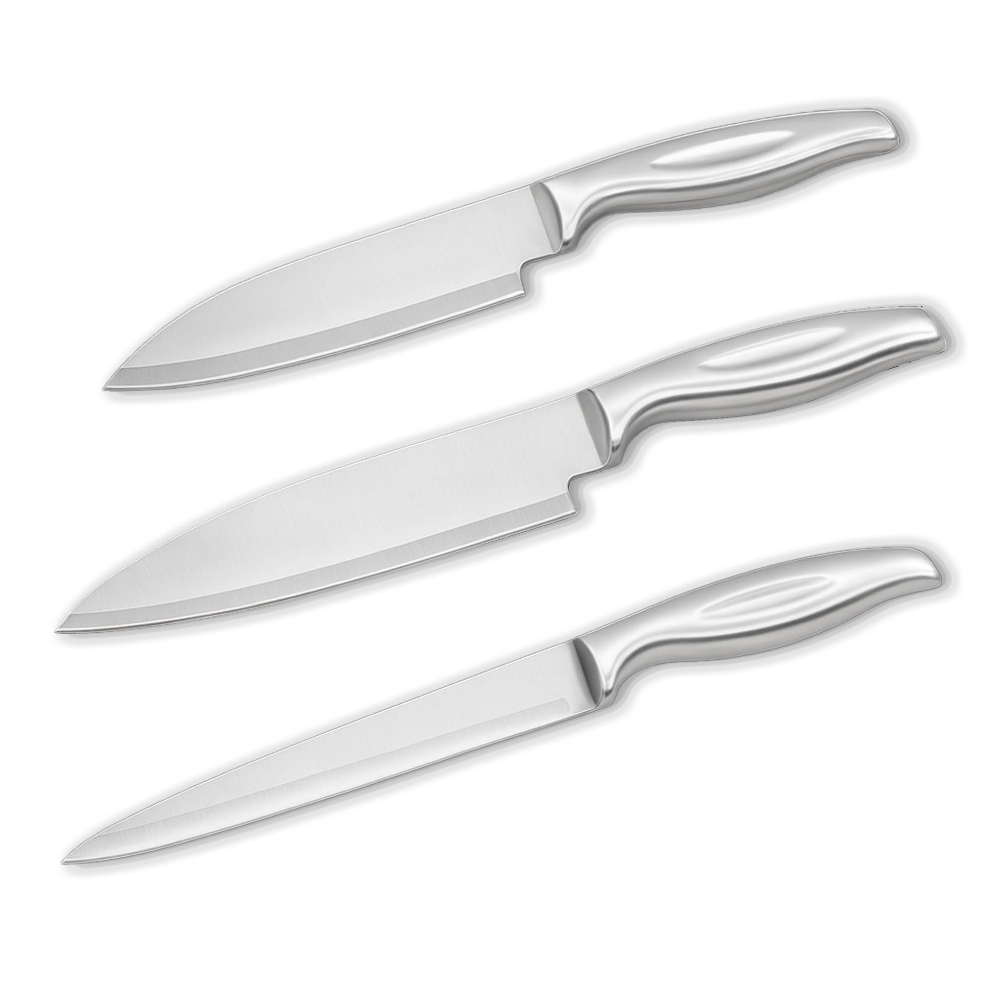 Stainless Steel Kitchen Knife Set - Pack of 2