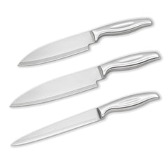 Stainless Steel Kitchen Knife Set - Pack of 2