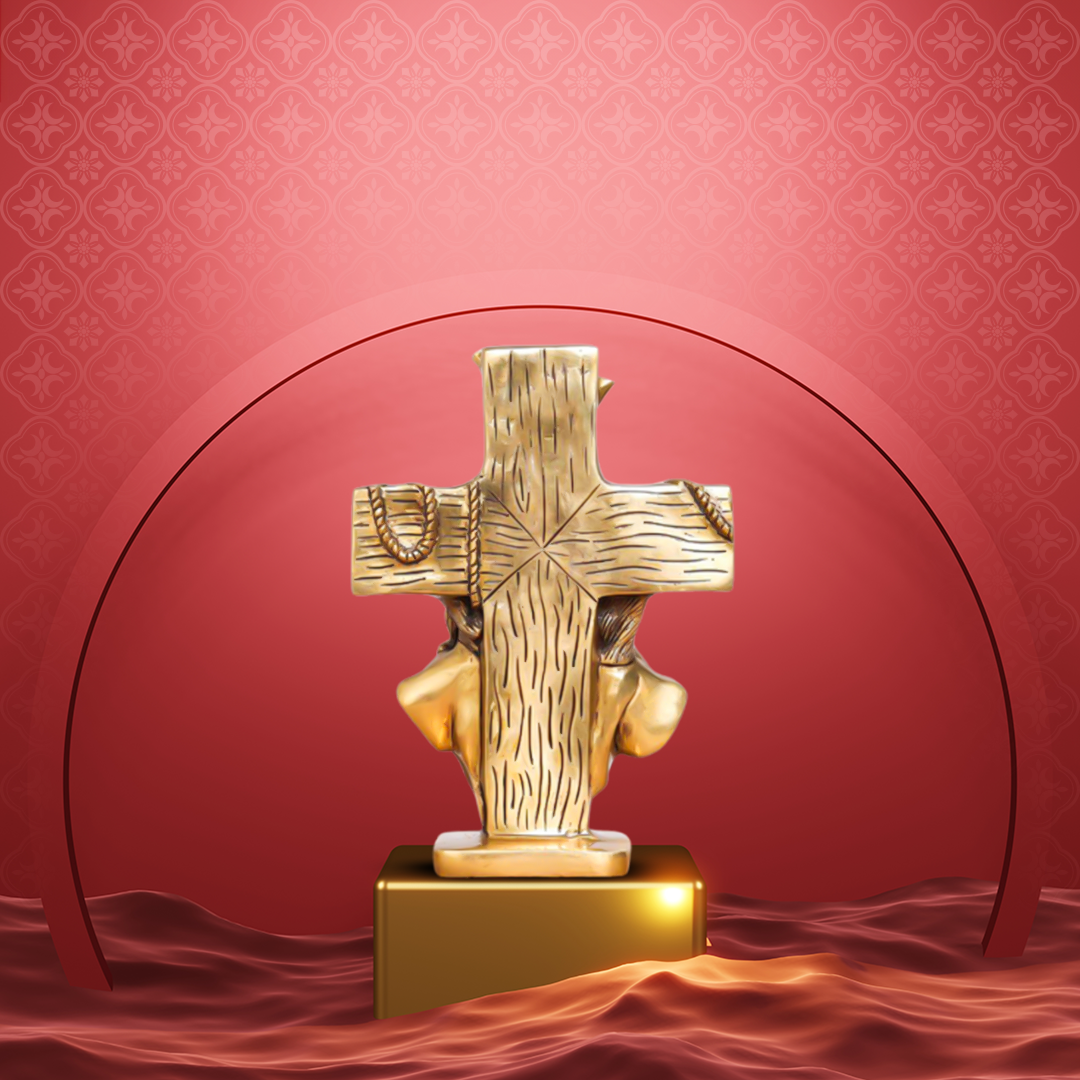 Brass Superfine God Jesus Idol (8 Inch)