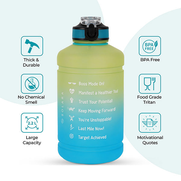 Motivational Water Bottle 3.8 L