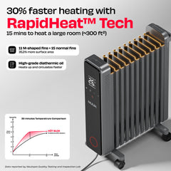 HÖT BLOX | Smart Oil Filled Radiator Heater with RapidHeat™ Tech