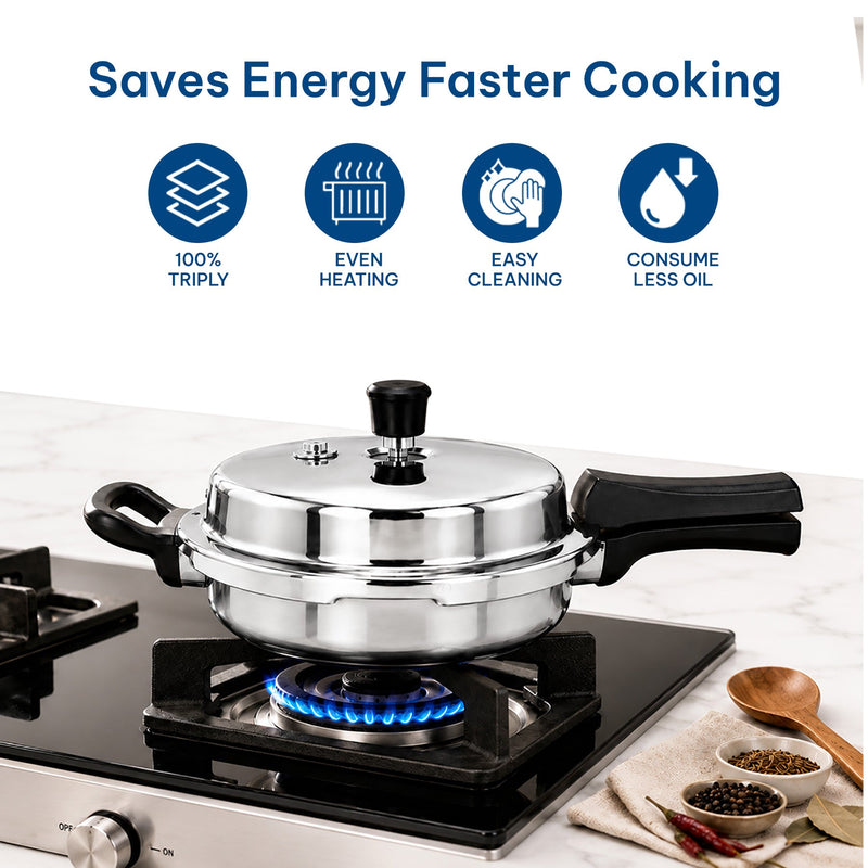 DumMatic Triply Pressure Pan