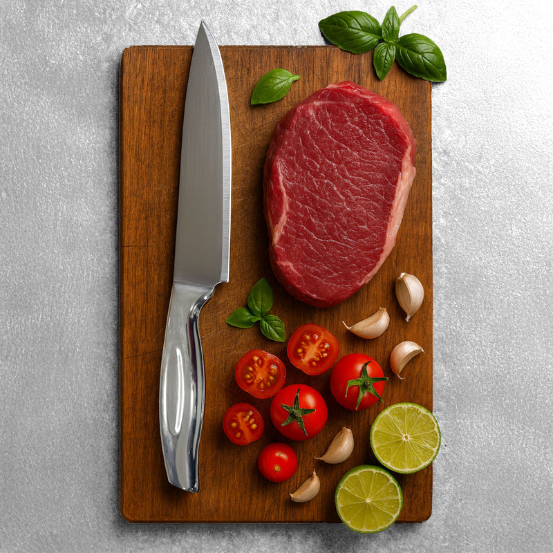 Stainless Steel Kitchen Knife Set - Pack of 2