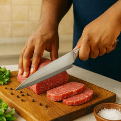 Stainless Steel Kitchen Knife Set - Pack of 2
