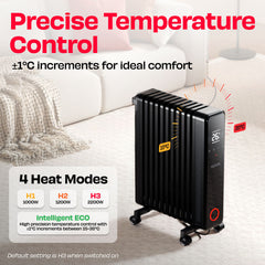 HÖT BLOX | Smart Oil Filled Radiator Heater with RapidHeat™ Tech