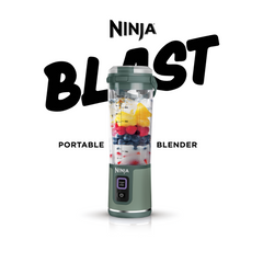 Ninja Blast Portable Cordless Blender (BC151IN) | 530ml, USB-C Rechargeable | Leak-Proof Lid