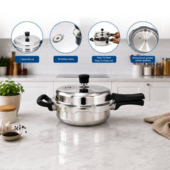 DumMatic Triply Pressure Pan