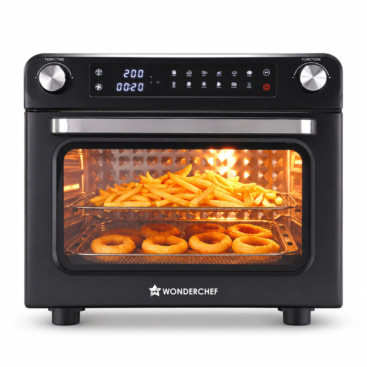 Wonderchef Prebook Astra Air Fryer Oven Duo, 1800W 36 L, 10-in-1 Appliance to Fry, Bake, Grill, Roast, Re-heat, with Rot